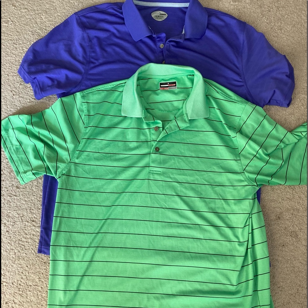 Two Polo Golf Shirts